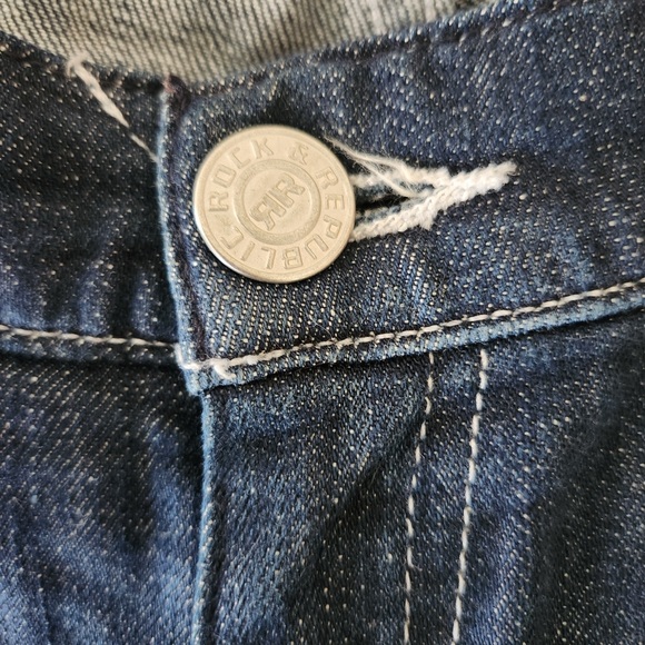 Rock & Republic Kasandra Bootcut Dark Wash Jeans Size 30 - Picture 3 of 13